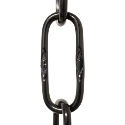 RCH Hardware CH-S58-40-BLK Steel Chandelier Chain 7 Gauge, Black (1 Foot)
