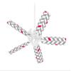 Chevrons Gray And Raspberry - Ceiling Fan Skin Kit fits most 42 inch fans (FAN and BLADES SOLD SEPARATELY) view 1
