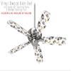 Coconuts Palm Trees and Bananas White - Ceiling Fan Skin Kit fits most 42 inch fans (FAN and BLADES SOLD SEPARATELY) view 2