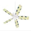 Starfish and Sea Shells Yellow Sunshine - Ceiling Fan Skin Kit fits most 42 inch fans (FAN and BLADES SOLD SEPARATELY) view 1