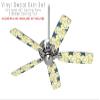 Starfish and Sea Shells Yellow Sunshine - Ceiling Fan Skin Kit fits most 42 inch fans (FAN and BLADES SOLD SEPARATELY) view 2