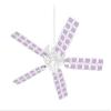 Squared Lavender - Ceiling Fan Skin Kit fits most 42 inch fans (FAN and BLADES SOLD SEPARATELY) view 1