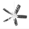 Love and Peace Gray - Ceiling Fan Skin Kit fits most 42 inch fans (FAN and BLADES SOLD SEPARATELY) view 1