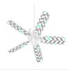Chevrons Gray And Seafoam - Ceiling Fan Skin Kit fits most 42 inch fans (FAN and BLADES SOLD SEPARATELY) view 1