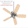 Wavey Peach - Ceiling Fan Skin Kit fits most 42 inch fans (FAN and BLADES SOLD SEPARATELY) view 2