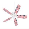 Starfish and Sea Shells Pink - Ceiling Fan Skin Kit fits most 42 inch fans (FAN and BLADES SOLD SEPARATELY) view 1