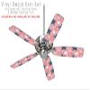 Starfish and Sea Shells Pink - Ceiling Fan Skin Kit fits most 42 inch fans (FAN and BLADES SOLD SEPARATELY) view 2