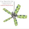 Starfish and Sea Shells Sage Green - Ceiling Fan Skin Kit fits most 42 inch fans (FAN and BLADES SOLD SEPARATELY) view 2
