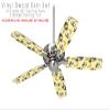 Coconuts Palm Trees and Bananas Yellow Sunshine - Ceiling Fan Skin Kit fits most 42 inch fans (FAN and BLADES SOLD SEPARATELY) view 2