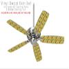 Crabs and Shells Sage Green - Ceiling Fan Skin Kit fits most 42 inch fans (FAN and BLADES SOLD SEPARATELY) view 2