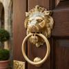 StonKraft Brass Lion Door Knocker Knockers Gate Knocker Door Accessories (Lion 6") view 1