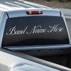 Custom Cursive Band Personalized Car-Wall-Vinyl Decals Stickers, 36 Inches view 1