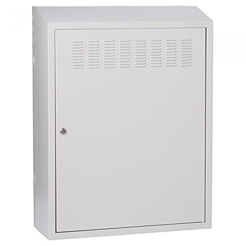 24" Height 10" Deep Security Wall Mount Grey V-Rack Transit Box