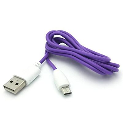 Purple 3ft USB Cable Rapid Charger Sync Power Wire Micro-USB Data Cord Supports Fast Charging for Boost Mobile Samsung Galaxy J7 - Boost Mobile Samsung Galaxy J7 Perx