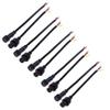 ALITOVE 5 Pairs 3 Pin Waterproof IP65 Male Female Plug LED Connector view 1