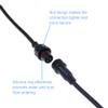 ALITOVE 5 Pairs 3 Pin Waterproof IP65 Male Female Plug LED Connector view 4