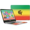 MightySkins Skin Compatible with Samsung Chromebook Plus 12.3"(2017 - Rasta Lion | Protective, Durable, and Unique Vinyl Decal wrap Cover | Easy to Apply, Remove, and Change Styles | Made in The USA view 1
