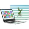 MightySkins Skin Compatible with Samsung Chromebook Plus 12.3"(2017 - Happy Cactus | Protective, Durable, and Unique Vinyl wrap Cover | Easy to Apply, Remove, and Change Styles | Made in The USA view 1