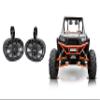(2) Kicker 40PS694 6x9 180w Compatible with Polairs/ATV/UTV/RZR Marine Motorcycle Speakers PS69 Bundle with 2 Rockville MAC69B 6x9 Black Aluminum Wakeboard Tower Speaker Pod Enclosures view 1