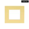 16x16 Mat for 20x20 Frame - Precut Mat Board Acid-Free Show Kit with Backing Board, and Clear Bags Soft Yellow 16x16 Photo Matte Made to Fit a 20x20 Picture Frame Matboard for Framing, Pack of 1 Mat view 2