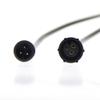 ALITOVE 5 Pairs 3 Pin 3 Core Male Female Plug LED Connector Waterproof IP65 with 20cm 22AWG 3X 0.3mm Cable for 5V 12V WS2811 WS2812B WS2812 SK6812 SK6812-RGBW Pixel Halloween Christmas Light 14mm Nut view 2