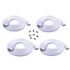 HUALAND 4pcs/Pack 1M 3.28 ft 4 Pins RGB Extension Cable LED Strip Connector Extension Cable Cord Wire 4 Pin LED Connector for SMD 5050 3528 2835 RGB LED Light Strip8X Male to Male 4pin Plugs view 1
