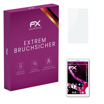 atFoliX Plastic Glass Protective Film compatible with Huawei MediaPad T3 8.0, 9H Hybrid-Glass FX Screen Protector