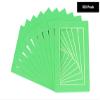 5x7 Mat for 8.5x11 Frame - Precut Mat Board Acid-Free Show Kit with Backing Board, and Clear Bags Bright Green 5x7 Photo Matte Made to Fit a 8.5x11 Picture Frame Matboard for Framing, Pack of 100 Mats view 2