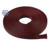 225FWY 100 FT 5/8" 16mm Black Red Expandable Wire Cable Braided Sleeving Sheathing Loom Tubing US view 1