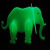 Glow in The Dark 3D Safari Animals (Elephant) view 1