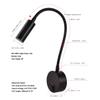 LEDSONLINE Black Wall Lamp Sconces Built-in Power 3W Wall headboard Mount Lamp for Art Gallery Display Bedroom Reading Light 110V Hardwired Without of Plug in Cord view 3