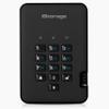 iStorage diskAshur2 SSD 128GB Black - Secure portable solid state drive - Password protected - Dust & water resistant - Hardware Encryption view 1