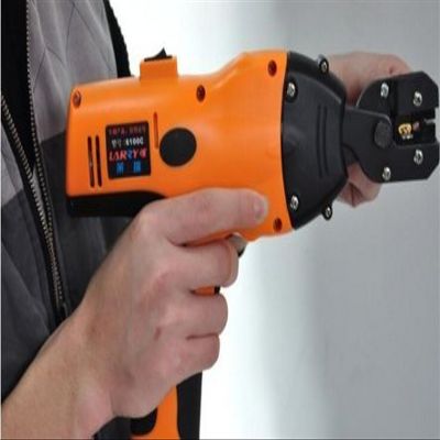 MABELSTAR Crimping Tool 6100-C7 Power Insulated Bare Wire Cap Clamp Electric Closed Terminal Crimping Pliers Lamp Bobbin Tubular Connector AWG tools