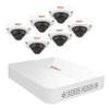 REVO America Ultra 8CH 4K H.265 NVR, 2 TB Surveillance Grade HDD, Remote Access, with 6X 1080p Indoor/Outodor IR Audio Dome Cameras view 1