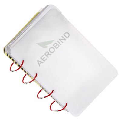 Aeroflex - 5" Red Stainless Steel QRH Rings (250 Pack) - 1.59" Diameter
