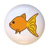 Gold Fish Goldfish Design #001 - Aquarium by CCL - DECORATIVE Glossy CERAMIC Cupboard Cabinet PULLS Dresser Drawer KNOBS view 1
