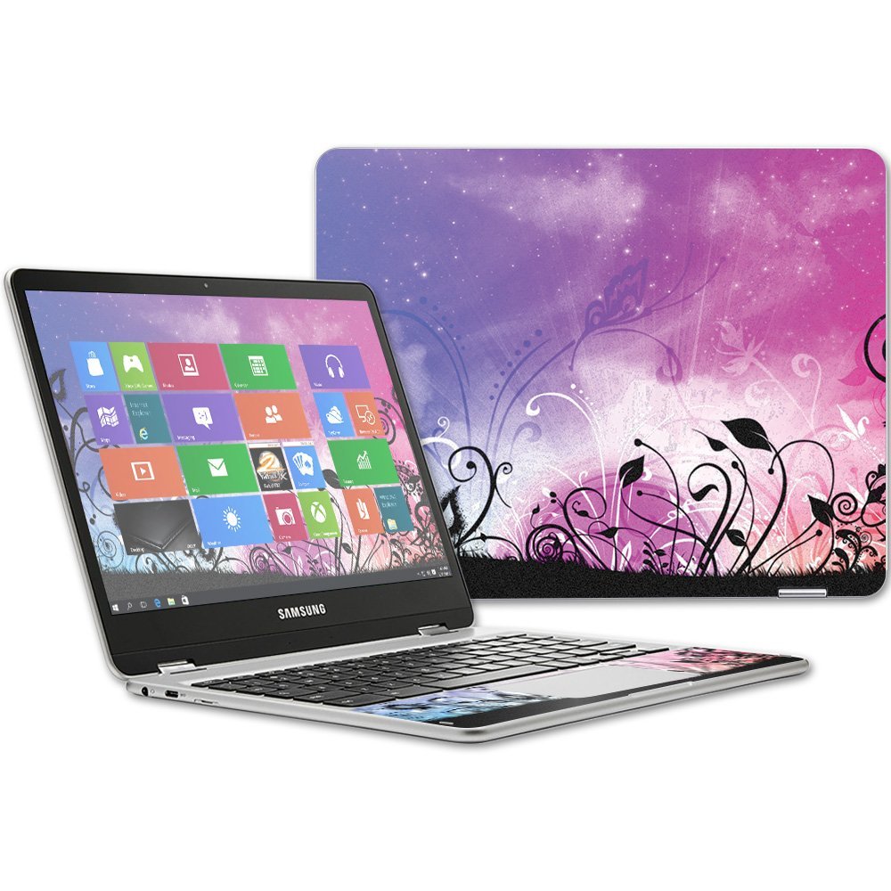 MightySkins Skin Compatible with Samsung Chromebook Plus 12.3"(2017 - Rise and Shine | Protective, Durable, and Unique Vinyl wrap Cover | Easy to Apply, Remove, and Change Styles | Made in The USA