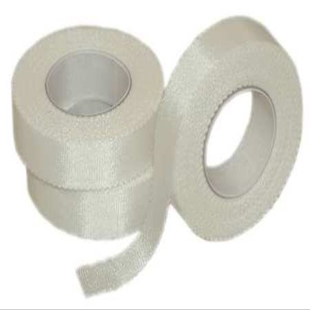 Tape, White, Cloth, 1/2 in. W, 10 ft. L