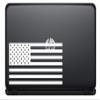American Flag Big Vinyl Decal Sticker for Computer MacBook Laptop Ipad Electronics Home Window Custom Walls Cars Trucks Motorcycle Automobile and More (White) view 1