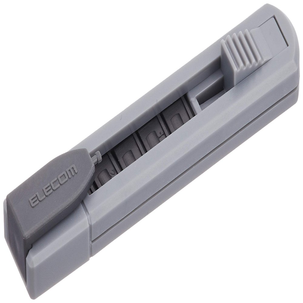 Elecom ESL-TYPEC1 USB Type-C Port Guard, Set of 1 Main Unit and 6 Stoppers
