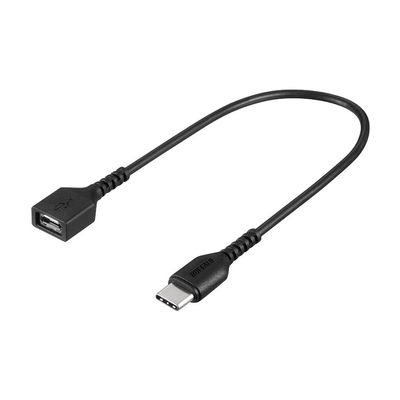BUFFALO BSMPCADC115BK Conversion Adapter, MicroB to TypeC, 5.9 inches (15 cm), Black