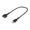 BUFFALO BSMPCADC115BK Conversion Adapter, MicroB to TypeC, 5.9 inches (15 cm), Black view 1