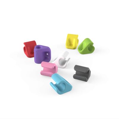 allocacoc Kabelfix 8-Pack, multicoloured