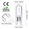 Simba Lighting Halogen Light Bulb G9 T4 25W JCD Bi-Pin 120V, 2700K, 10 Pack view 2