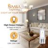 Simba Lighting Halogen Light Bulb G9 T4 25W JCD Bi-Pin 120V, 2700K, 10 Pack view 3