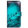 Bcov Case for iPod Touch 7/iPod Touch 6,Bcov Black Bird Green Wallet Flip Leather Cover Case with Credit Card ID Card Slot Holder Kickstand for iPod Touch 7/6/5 view 2