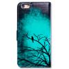 Bcov Case for iPod Touch 7/iPod Touch 6,Bcov Black Bird Green Wallet Flip Leather Cover Case with Credit Card ID Card Slot Holder Kickstand for iPod Touch 7/6/5 view 3