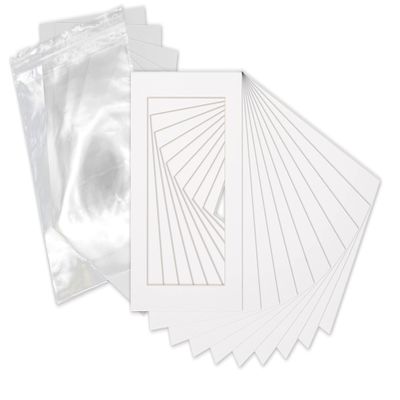 13x19 Mat for 18x24 Frame - Precut Mat Board Acid-Free Show Kit with Backing Board, and Clear Bags White 13x19 Photo Matte Made to Fit a 18x24 Picture Frame Matboard for Framing, Pack of 100 Mats