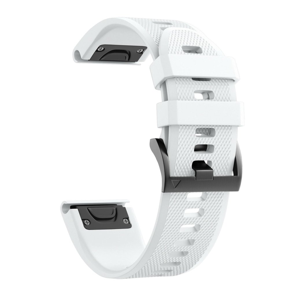 ANCOOL for Fenix 5/Fenix 6/Fenix 7 Band 22mm Silicone Watch Band for Fenix 8 47mm/Fenix 7 Pro/6 Pro/5 plus/Forerunner 935/945/955/965/Approach S62/S60/Epix Gen 2 47mm(White)