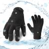Vgo 1-Pair 32 or Above Lined Winter Warm Synthetic Leather Gloves,Cooler Gloves (Size L, Black, SL8270F) view 1